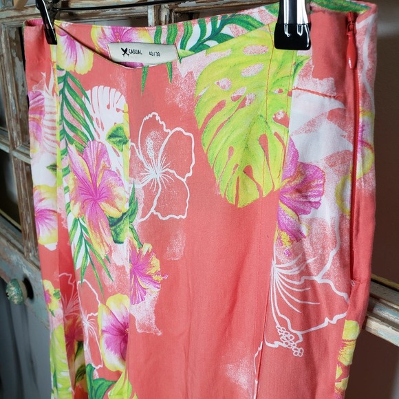 Casual Brazilian made Hawaiian wrap pants size 40 / US size 6 - Picture 5 of 10